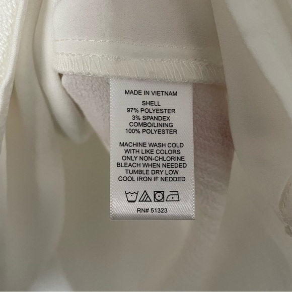 Cece Collared Lined Blouse L - Picture 5 of 6